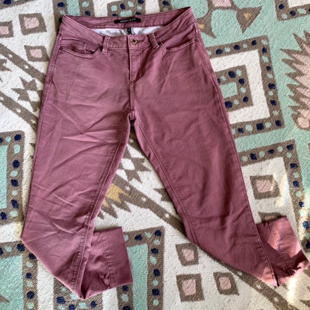 Angel Kiss Cropped Mauve Pants 9